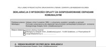 Przypominamy o złożeniu deklaracji