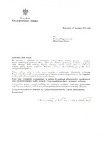 Gratulacje od Prezydenta