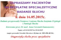 Bezpłatne badanie słuchu