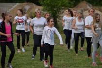 Grupowa akcja aerobikowa