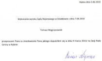 Wykonanie wyroku sądu