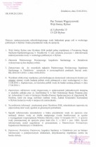 Informacja dotycząca zanieczyszczenia wody
