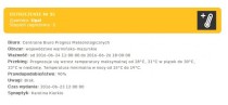 Ostrzeżenie meteorologiczne - upał