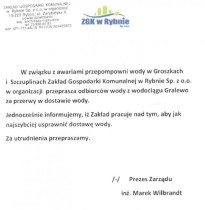 Informacja ZGK
