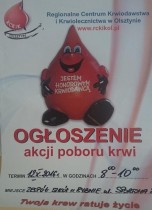 Oddaj krew - uratuj życie