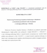 Woda w Rybnie jest przydatna do spożycia