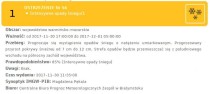 Ostrzeżenie meteorologiczne - intensywne opady śniegu