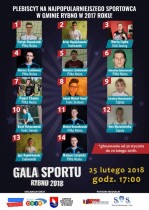 Rusza Plebiscyt na 'Najpopularniejszego Sportowca Gminy Rybno w 2017 roku!'