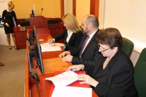 Podpisanie umowy o dofinansowanie wodnego placu zabaw
