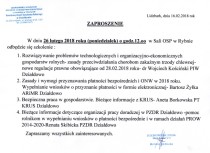 Zaproszenie na szkolenie