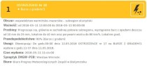 Ostrzeżenie meteorologiczne - burze z gradem