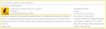 Ostrzeżenie meteorologiczne - Intensywne opady deszczu z burzami