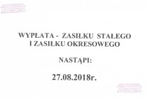 Terminy wypłaty zasiłków
