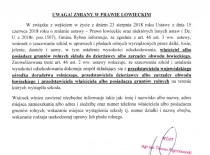 Ogłoszenie o zmianach w prawie łowieckim