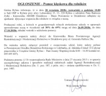 Pomoc klęskowa dla rolników