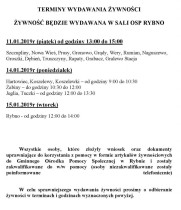Terminy wydawania żywności