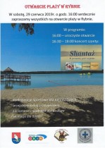 Otwarcie plaży w Rybnie