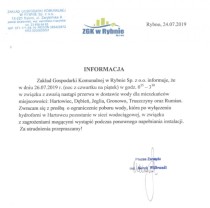 Będzie przerwa w dostawie wody