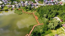 Oddanie do użytku ścieżki edukacyjnej wokół jeziora Rybno - Etap I