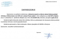 Zapraszamy na spotkanie szkoleniowe