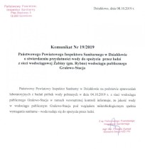 Żabiny: woda spełnia wymagania mikrobiologiczne