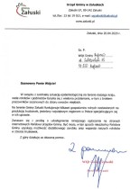 Praca sezonowa - ogłoszenie Wójta Gminy Załuski