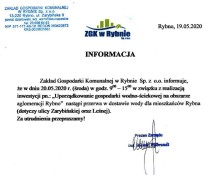 Będzie przerwa w dostawie wody