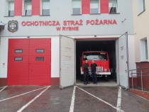 Komendant Wojewódzki PSP odwiedził Gminę Rybno