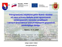 Prezentacja dotycząca współpracy transgranicznej