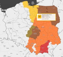 Ostrzeżenie meteorologiczne - Intensywne opady deszczu