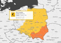 Ostrzeżenie meteorologiczne - Burze z gradem 