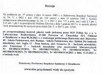 Woda z wodociągu Hartowiec jest przydatna do spożycia