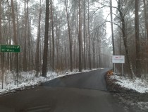 Uwaga na odcinku drogi Wery – Grądy