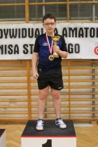 Rybno: Oskar Trybuła mistrzem drugiej Ligi tenisa Stołowego