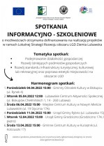 Spotkania informacyjno-szkoleniowe