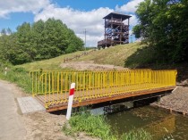 Odbiór kładki w Grabaczu