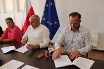 Podpisanie umowy na budowę Centrum Sportu w Rybnie