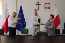 Podpisanie umowy na budowę Centrum Sportu w Rybnie