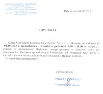 Przerwa w dostawie wody
