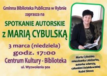 Spotkanie autorskie z Marią Cybulską