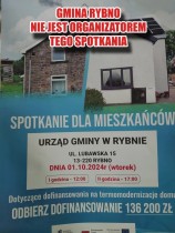 Spotkanie w sprawie programu Czyste Powietrze - Gmina Rybno nie jest organizatorem