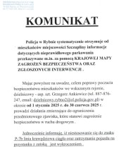 Komunikaty policji