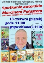 Spotkanie autorskie z Marcinem Pałaszem