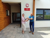 Przekazanie kluczy do nowego Żłobka w Rybnie