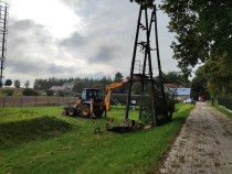 Zakończono rozbiórkę nieczynnej linii energetycznej w Koszelewach