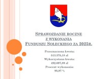 Sprawozdanie z funduszu sołeckiego za 2025 r.