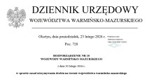 Rozporzązenie Wojewody Warmińśko-Mazurskiego