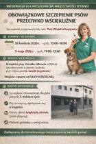 Obowiązkowe szczepienie psów – informacja dla mieszkańców Rybna