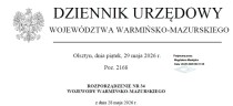 Rozporządzenie nr 34 Wojewody Warmińsko-Mazurskiego