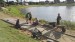 Żabiny: Mieszkańcy rozpoczęli budowę deptaka